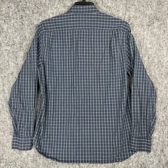 J Crew Shirt Mens Large Shirtings Tailored Fit Plaid Washed Business Casual‎ - Picture 2 of 9